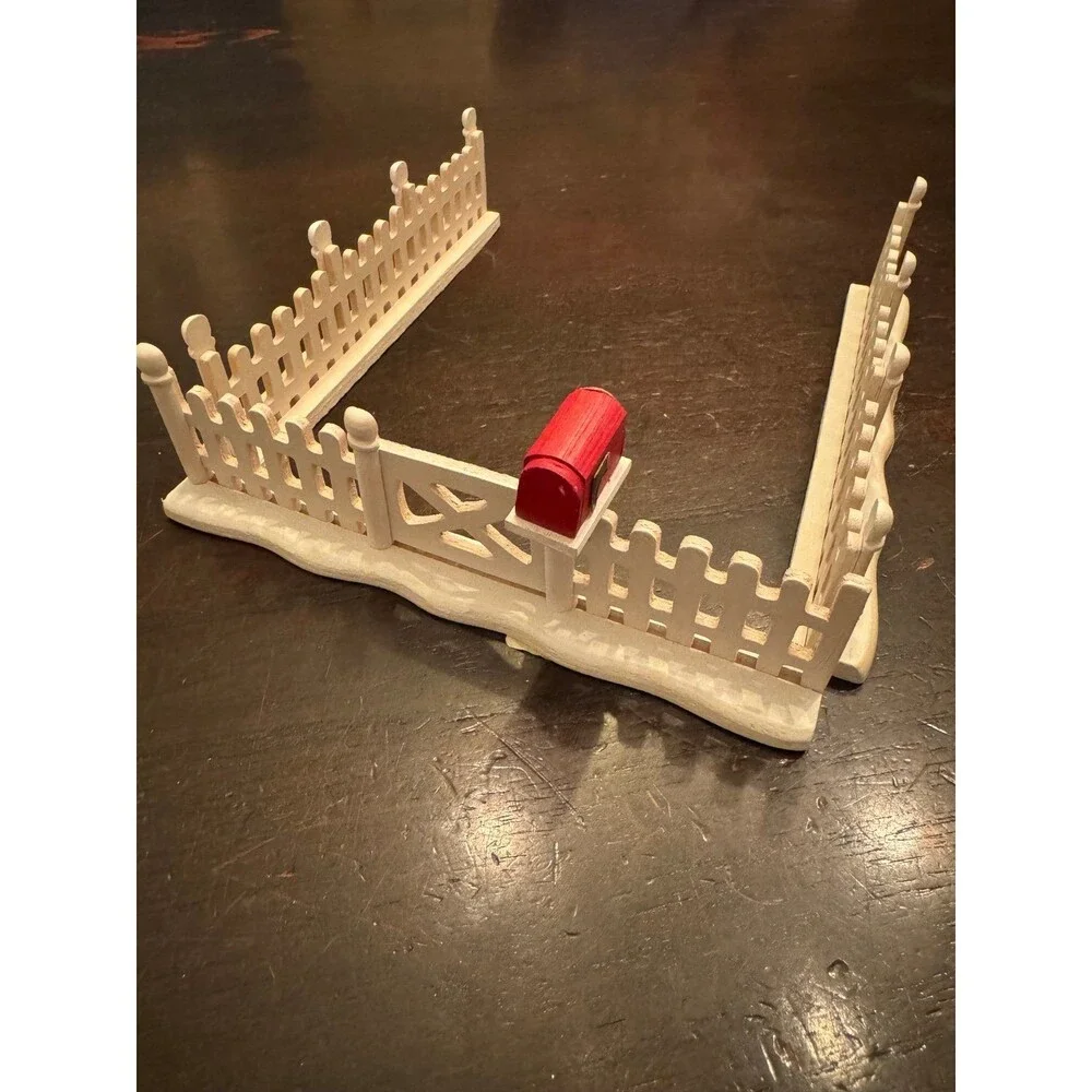 Vintage Mervyn’s Christmas Village Fence